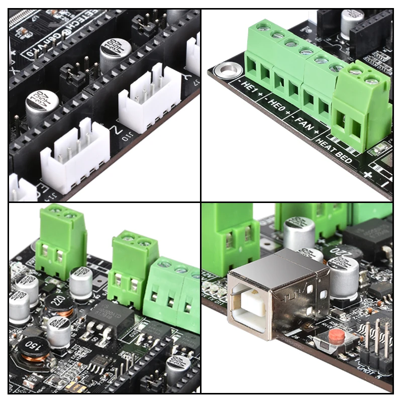 BIGTREETECH GEN V1.0 печатная плата контроллера Reprap MKS Gen V1.4 Ramps1.4 tmc2130/tmc2208/a4988/drv8825 3D