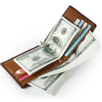 

Hot Sale!Top quality Fashion Genuine Leather Men Purse Wallet coin pocket purse card Free shipping