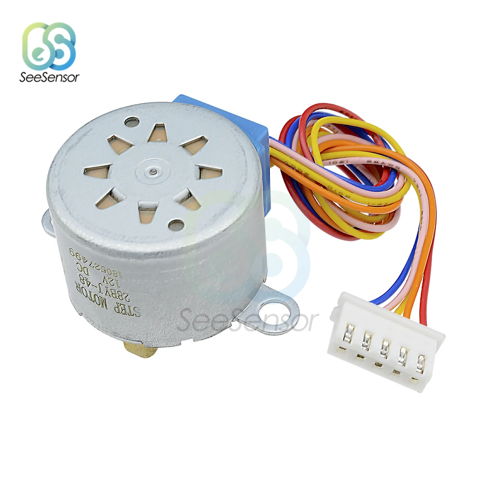 Stepper Motor 28BYJ-48 DC 5V 12V Reduction Step Gear Stepper Motor 4 Phase 28byj 28byj48 for arduino Diy Kit