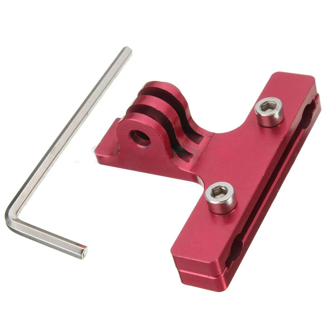 

NFLC Aluminum Bike Bicycle Saddle Rail Camera Mount For GoPro Hero 2 3 3+ 4 Red