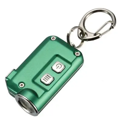  Nueva Nitecore TINI 380 lumens Micro-usb de carga Mini Metálico Llavero linterna de Luz