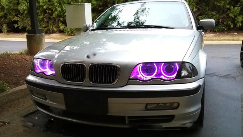 para Dodge Challenger Anéis de Halo Luz de Circulação Multi-cor Kit Led Angel Eyes Rgb Diurna Drl 2008 2009 2010 2011 2020 26 2012 2013 2014 Multi-cor Kit Led Angel
