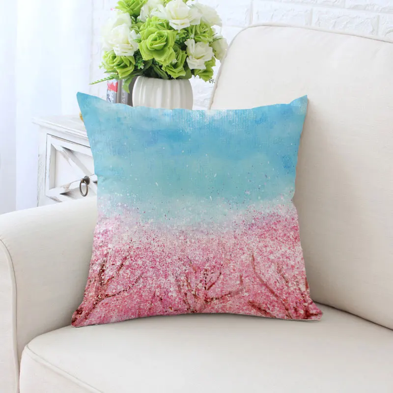 المنزل مكتب أريكة الزخرفية غطاء الوسادة 45*45 سنتيمتر جودة المطبوعة المخدة مقعد كرسي الأريكة سيارة وسادة الخصر غطاء BZ119