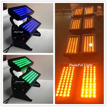 

1pcs christmas lights outdoor projector 96x15w led wall wash light dmx rgbwa city color led waterproof washer led