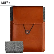 Натуральная кожа, Винтажный конверт, рукав для ноутбука 11,6, 13,3, 15,6 дюймов, для macbook Air, macbook Pro, чехол, сумка с зарядным устройством, чехол