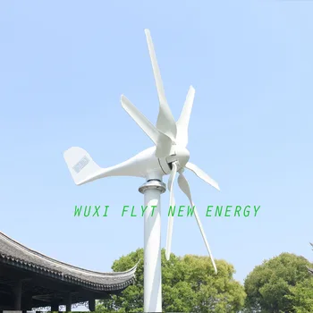 

800W Horizontal Wind turbine 12V24V AC 3 phase Wind Generator With Free PWM Charge Controller for home use
