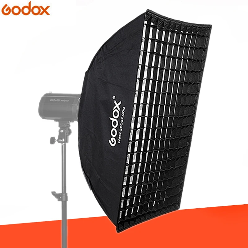 Godox FW90* 90 90x90 см сотовый софтбокс с решеткой софтбокс с креплением Bowens для студийной стробоскопической вспышки светильник