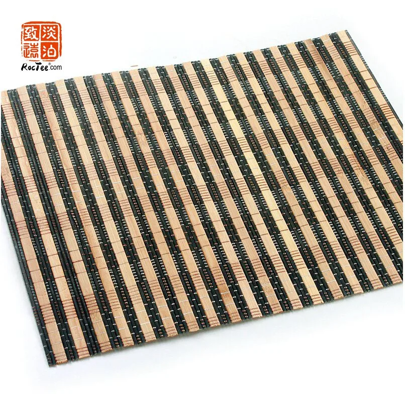 40x30 см Натуральный Бамбуковый чайный коврик китайский бамбуковый чайный набор аксессуар