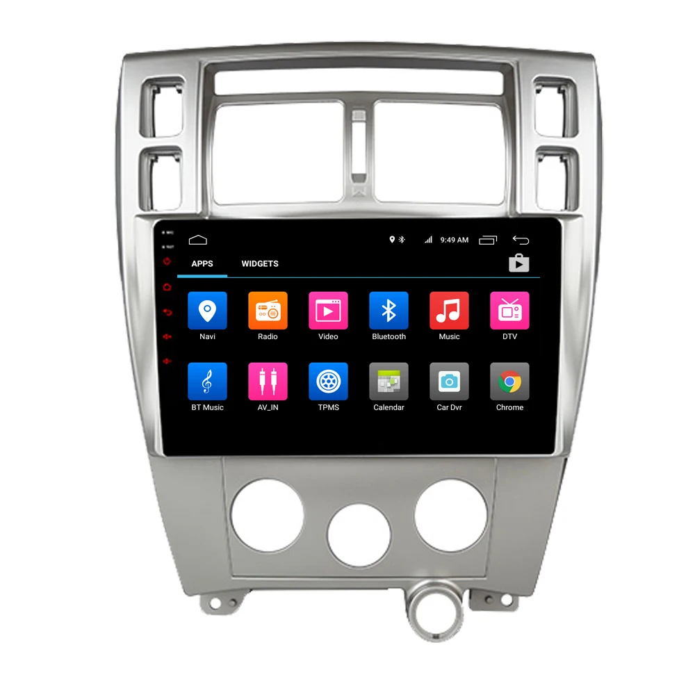 Excellent RoverOne Android 9.0 Octa Core Tucson Car Radio GPS For Hyundai Tucson 2005-2009 Touchscreen Multimedia Player Stereo Head Unit 2