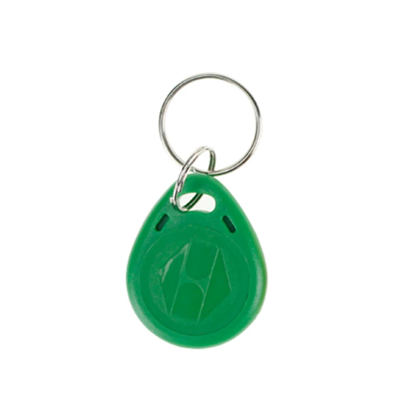 Green Упаковка из 10) 125 кГц RFID брелок контроля доступа контрольная карта для брелоков для Электрический дверной замок системы nfc Токен метка синий/красный/черный/желтый - Цвет: Green