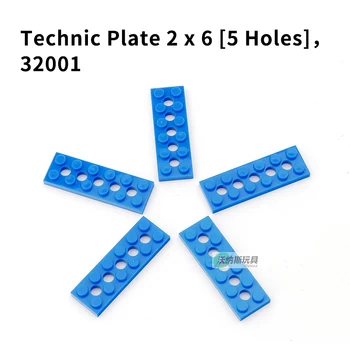 

sale!! moc 32001 Technic Plate 2 x 6 [5 Holes] Building Blocks Bricks compatible DIY Assemble parts kids Toys particle 50pcs/set