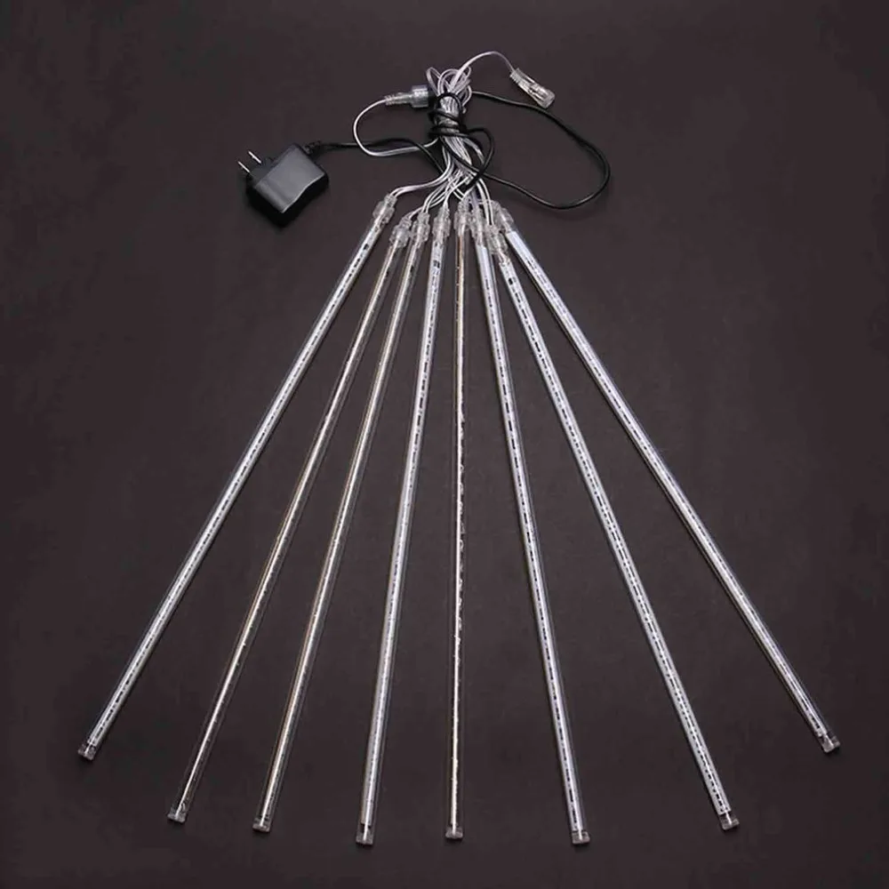 

New LED 50CM Meteor Shower Rain Tubes String Light LED Falling Lamp Christmas Tree Lights Wedding Decorative Light Garden Lamp