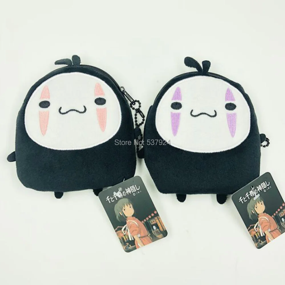 

New 2 Styles Spirited Away Faceless Man 4” 10CM Plush Doll Coin Bag-CPPY