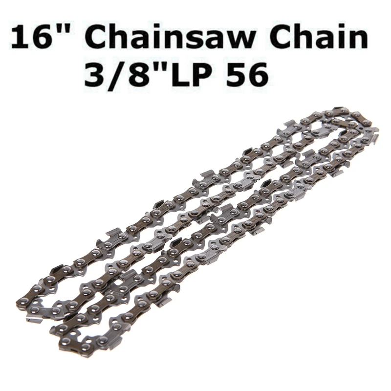 16'' Metal Chainsaw Saw Chain Blade 3/8''LP .050 Gauge 56DL Pole Wood