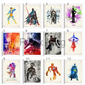 

RUXING DIY Diamond Embroidery Batman Iron man Diamond Painting Cross Stitch Mosaic Pattern Full Rhinestone Home Decor