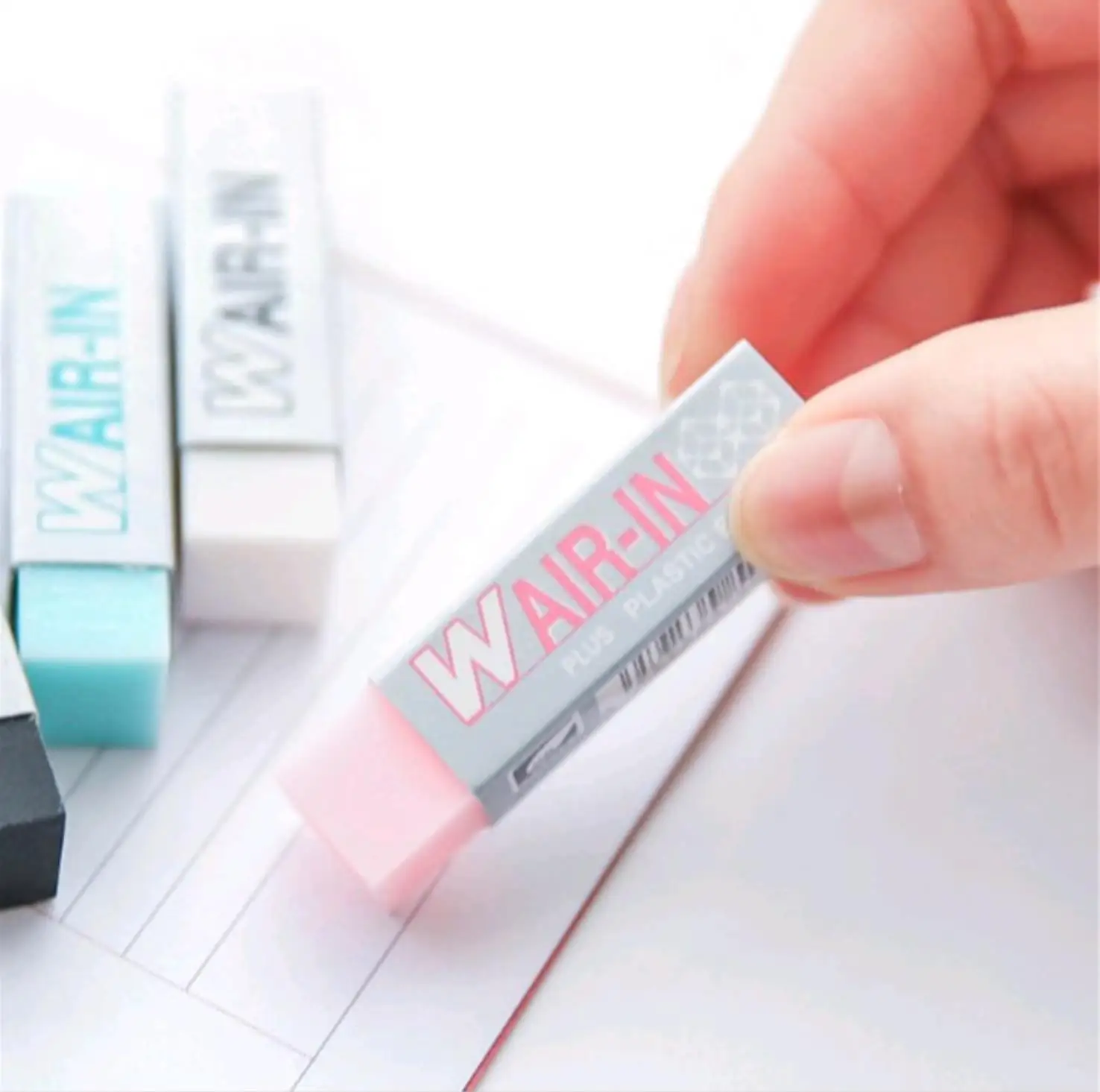 

TUNACOCO 2pcs Japan Plusr rubber erasers for kids school supplies art supplies school supplies qt1710081