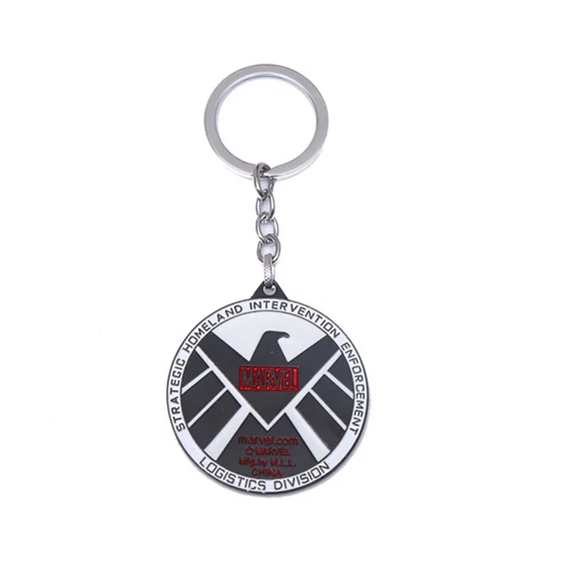 12 шт. Marvel s.h.i.e.l. D. Брелок Hydra Logo Shield Octopus металлический брелок супергерой Мстители 4 фигурка Капитана Америки