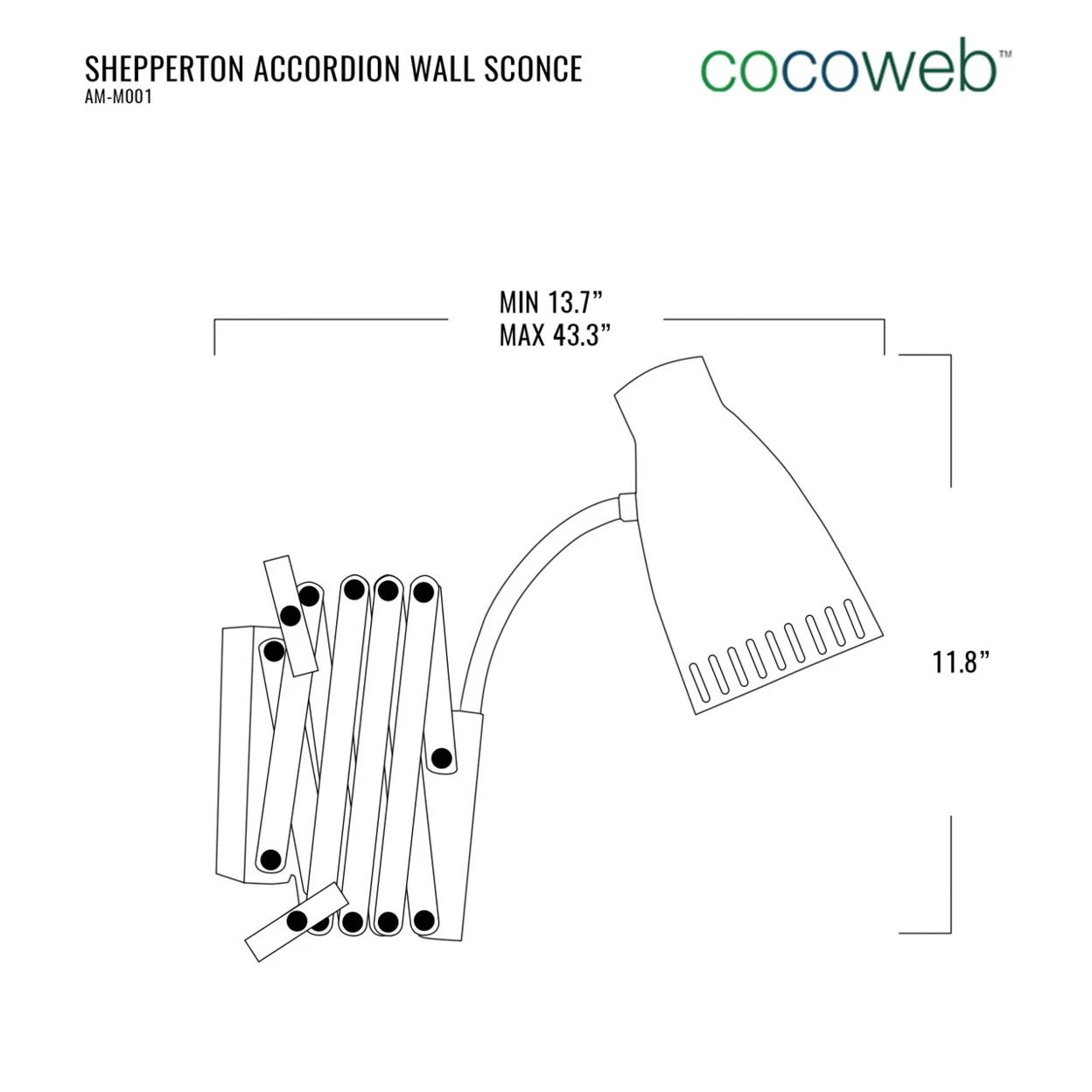 Shepparton Accordion Wall Sconce (1)