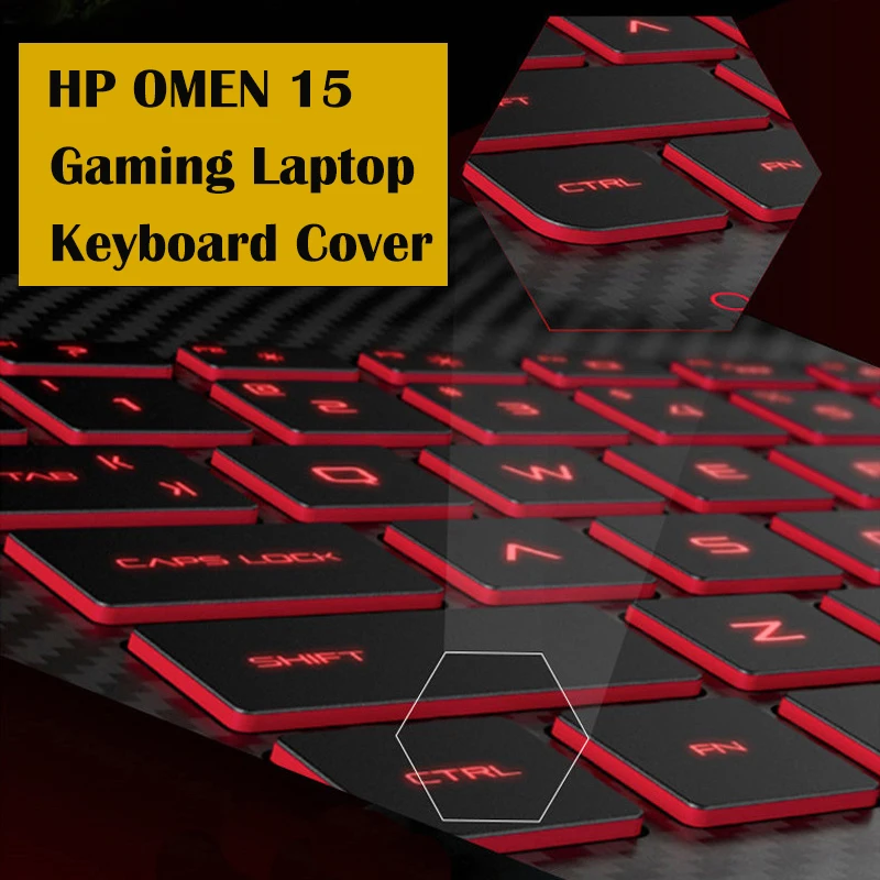 Laptop Keyboard Cover for HP WASD OMEN 15 Notebook