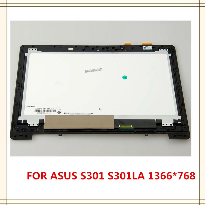 New Laptop Assembly with Bezel Full LCD Touch Assembly for Asus S301 S301L S301LA S301C S301CA