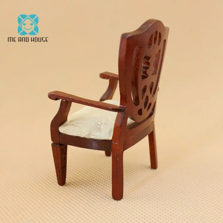 Кукольный домик деревянное кресло мини Fauteuil детская имитация Ob 11 миниатюрный корт мебель для украшения кукольного дома