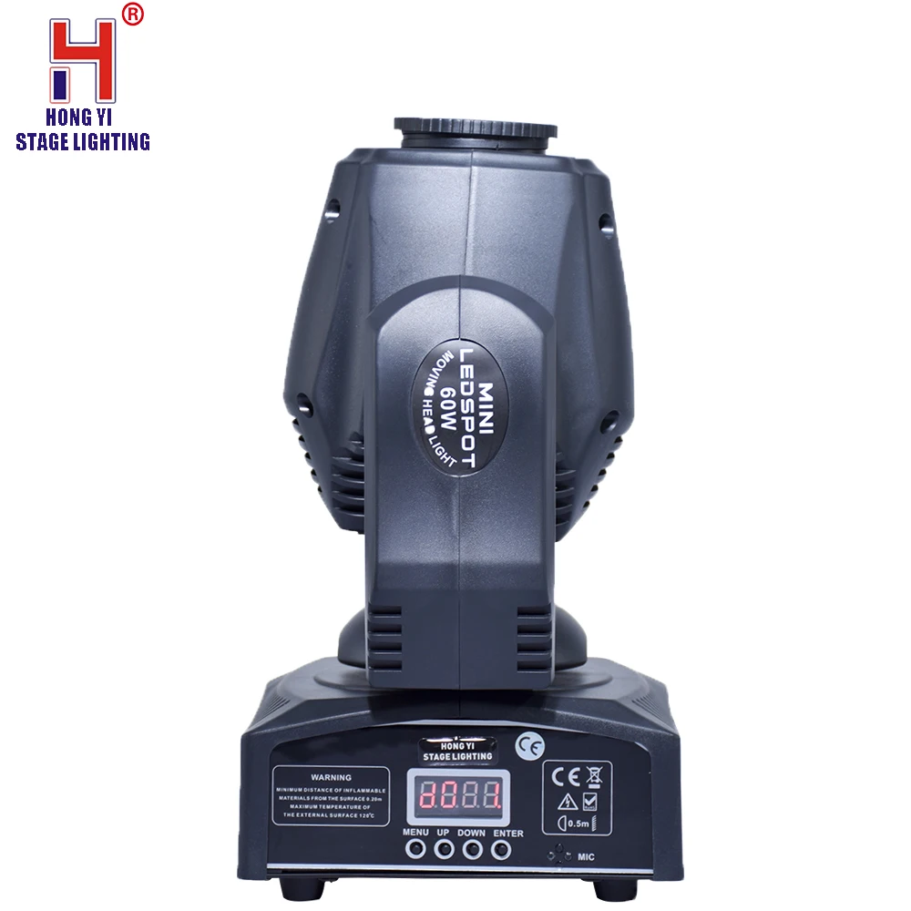 60W СИД moving головной светодиодный спот 1*60 Вт белый Цвет светодиодный s движущийся светодиодный Цвет/светодиодные светильники движущегося со встроенным DMX 9/11CH