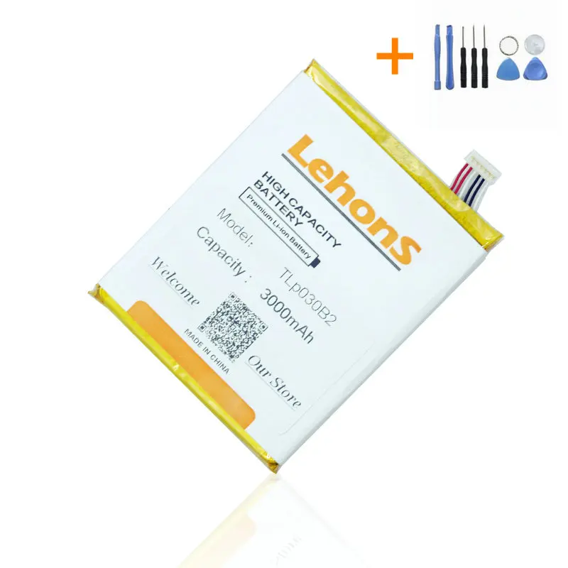 

LehonS 1x Phone Battery For Alcatel One Touch Pop S7 OT 7045 7045Y Vodafone phone TLP030B1 TLP030B2 Replacement Batteries 45g