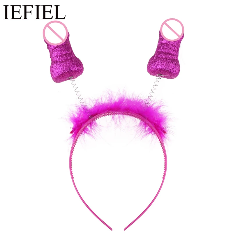 6 Novelty Pink Hen Party Night Out Bopper Headband Girls Ladies Adult Accessory