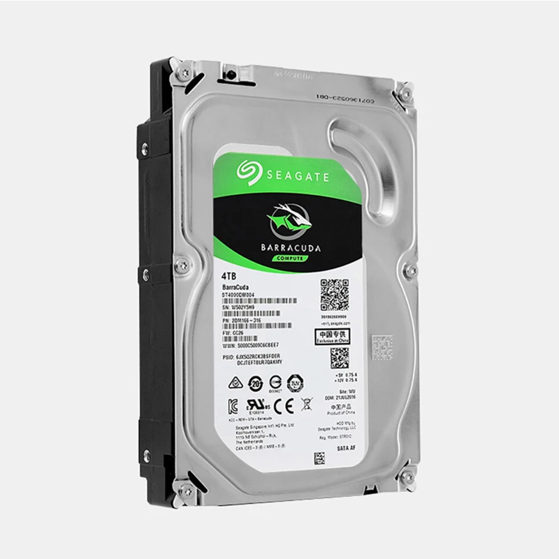  Original Seagate BarraCuda 4TB 3.5 Inch Internal 256MB Cache Gaming HDD5400RPM SATA 3.0 6Gb/s Hard 