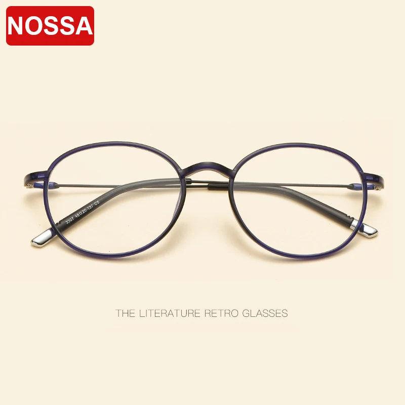 

Retro round frame U-titanium steel glasses frame Korean version of the art round mirrors Men and women myopia glasses frames.