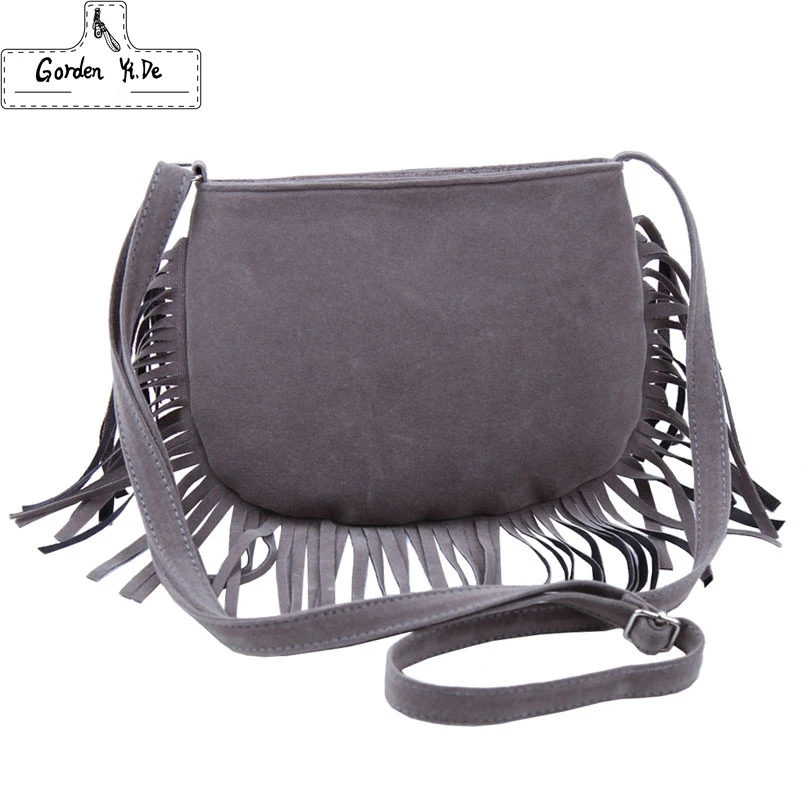  2016 Fashion Women Messenger Bags Zipper Fringe Tassel Shoulder Bag Womens Vintage Cross Body Bag Clutch Handbags Bolsa Feminina 