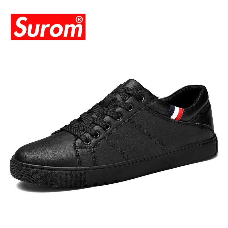 買取 Surom ブランドファッションスニーカー革カジュアルシューズ