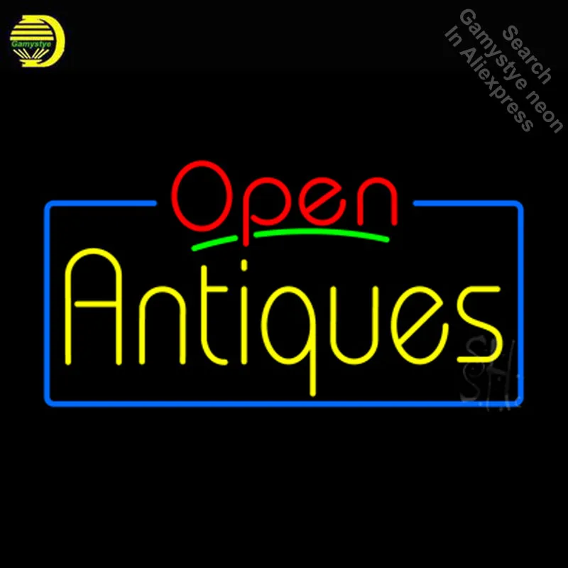 NEON SIGN For Red Open Yellow Antiques neon Light Sign Restaurant Hotel Neon signs for sale food lights Lamps | Лампы и освещение