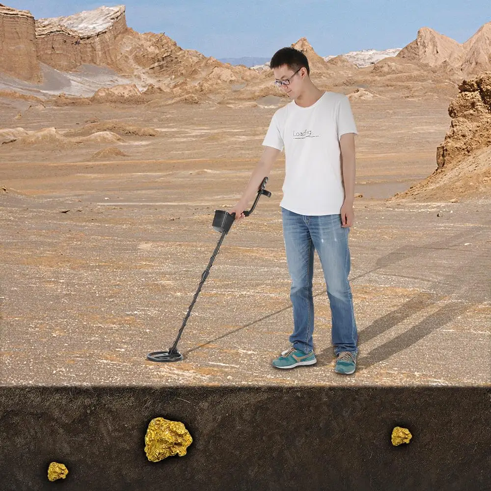 

Metal Detector Search High Sensitivity 4 Color LED Deep Treasure Hunter Discriminating Underground Gold Finder detector de metal