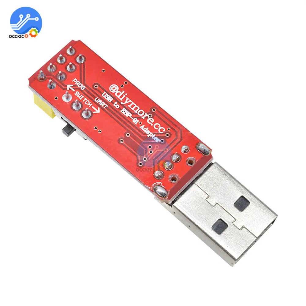 Модуль Wi Fi с USB на ESP8266 ESP 01/01S плата адаптера драйвером CH340 беспроводной приемник
