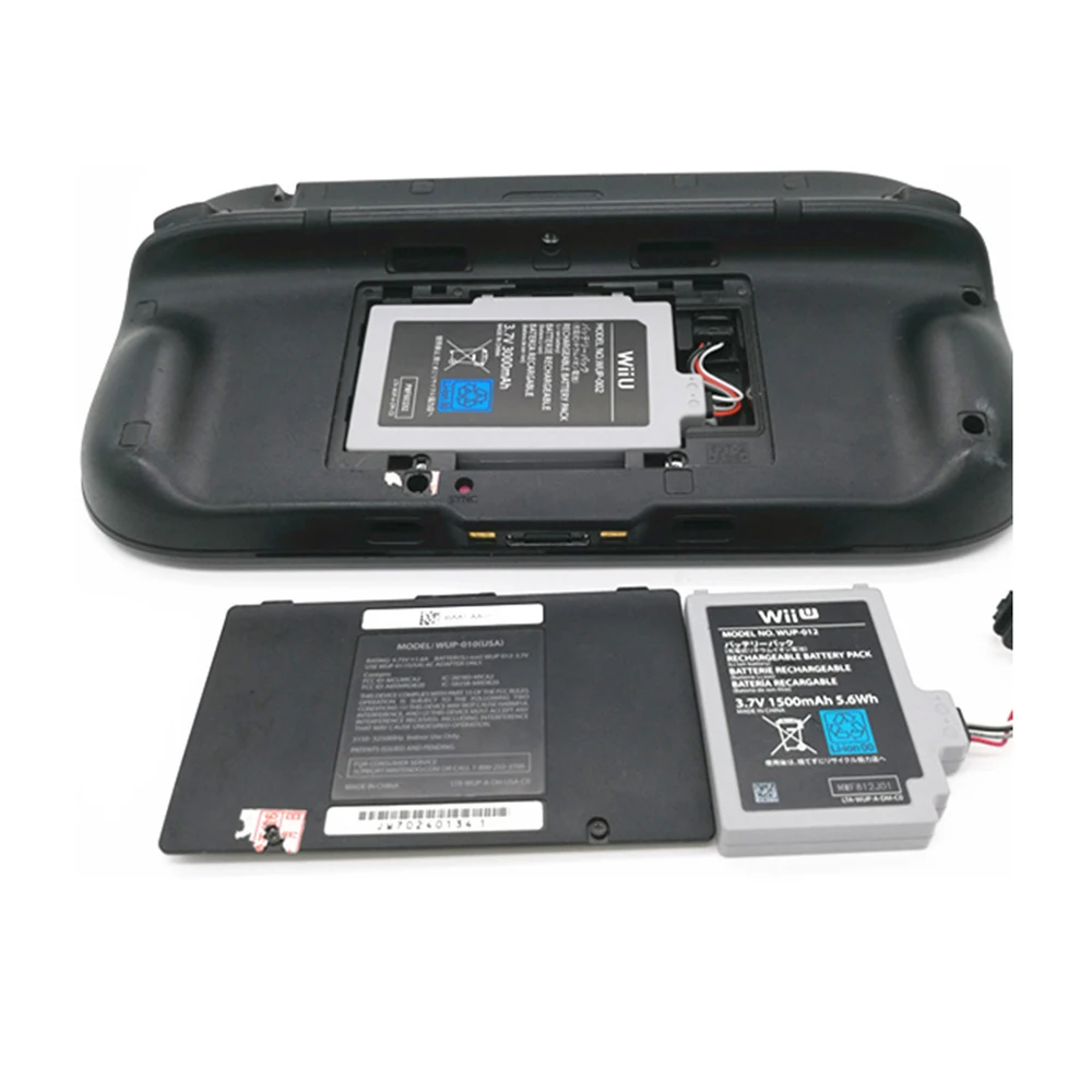 

3600mAh Rechargeable Replacement Battery Pack for Wii-U GamePad Controller Joystick Repair Pack+Screwdriver