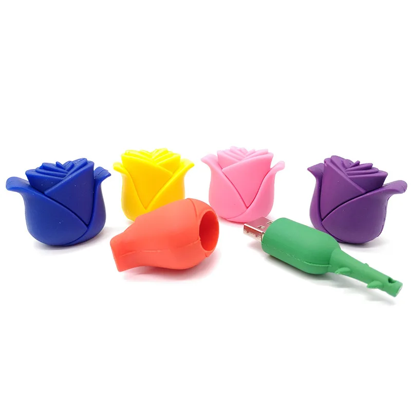 2-USB-Flash-drive-cartoon-Rose-flower-16GB-8GB-4GB-32GB-love-Gift-Pen-drive-U-disk_