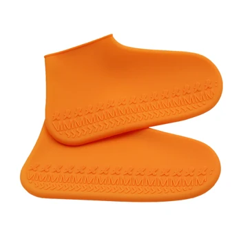 

BEAU-Silicone Overshoes Can Be Reused Waterproof Thick Wear-Resistant Anti-Slip Rubber Stretch Shoe Cover Shoe Boots Protectiv