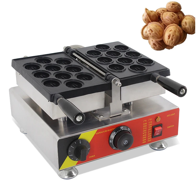 

Commercial NO-stick walnut sweet cake machine walnut crisp waffle maker egg waffle maker