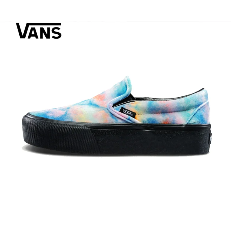 Original New Arrival Vans Women's Classic Slip-On Low-top Skateboarding Shoes Sneakers Canvas Comfortable VN0A3JEZQ6E