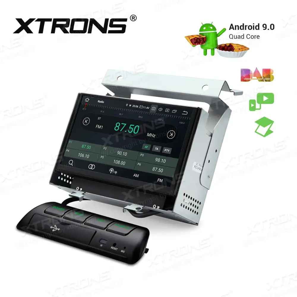 Excellent 7" Android 9.0 Pie OS Car Multimedia Navigation GPS for Land Rover Freelander 2 2006-2014 (L359) with Full RCA Output Support 3