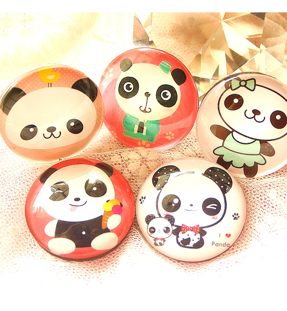 panda cartoon Fridge Magnets 02