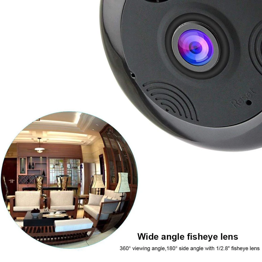 FREDI рыбий глаз 1080P IP камера 360 градусов панорамная беспроводная WiFi домашняя охранная камера наблюдения ИК ночного видения CCTV Камера
