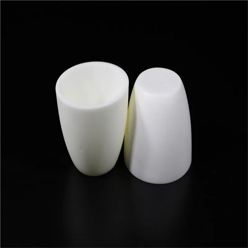 

99.3% alumina crucible / 20ml / with lids / Arc-Shaped / corundum crucible / Al2O3 ceramic crucible / Sintered crucible