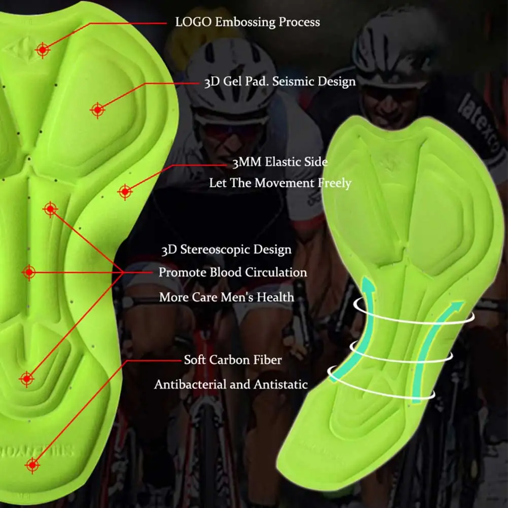 Велосипедные шорты для мужчин и женщин весной и летом быстросохнущие амортизирующие и износостойкие Быстрая доставка