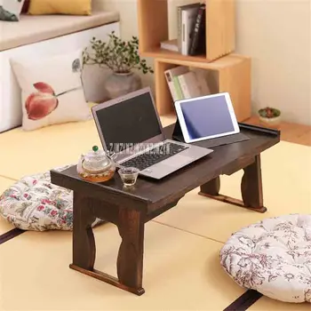 

Japanese Style Antique Foldable Rectangle Solid Wood Tea Table Paulownia Wood Small Coffee Table Living Room Tatami Low Table