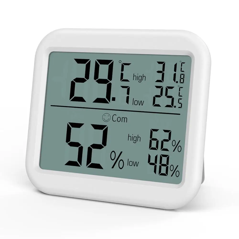 Cena ORIA Mini higrometr cyfrowy termometr termometr wskaźnik temperatury i wilgotności miernik Home Office sypialnia kuchnia