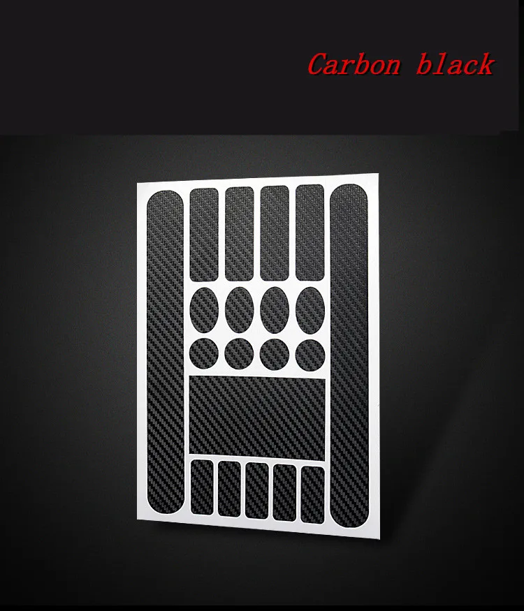 20 шт./лот, наклейка на велосипед, рама для горного велосипеда, задние вилки, защита цепи, защита от царапин, защитная наклейка - Цвет: Carbon Black