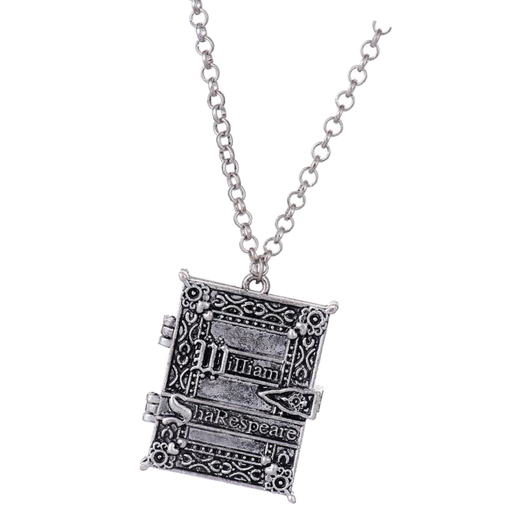 Gothic Openable Box Pendant Photo Frame Locket Charm Necklace Accessories