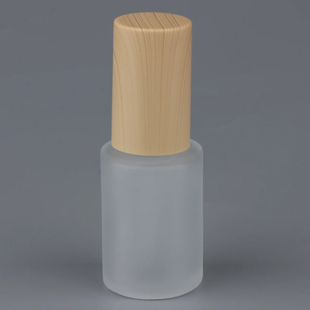30~120 mL Semitransparent Glass Empty Pump Bottle Shampoo Conditioner Soap Dispenser Container for Travel